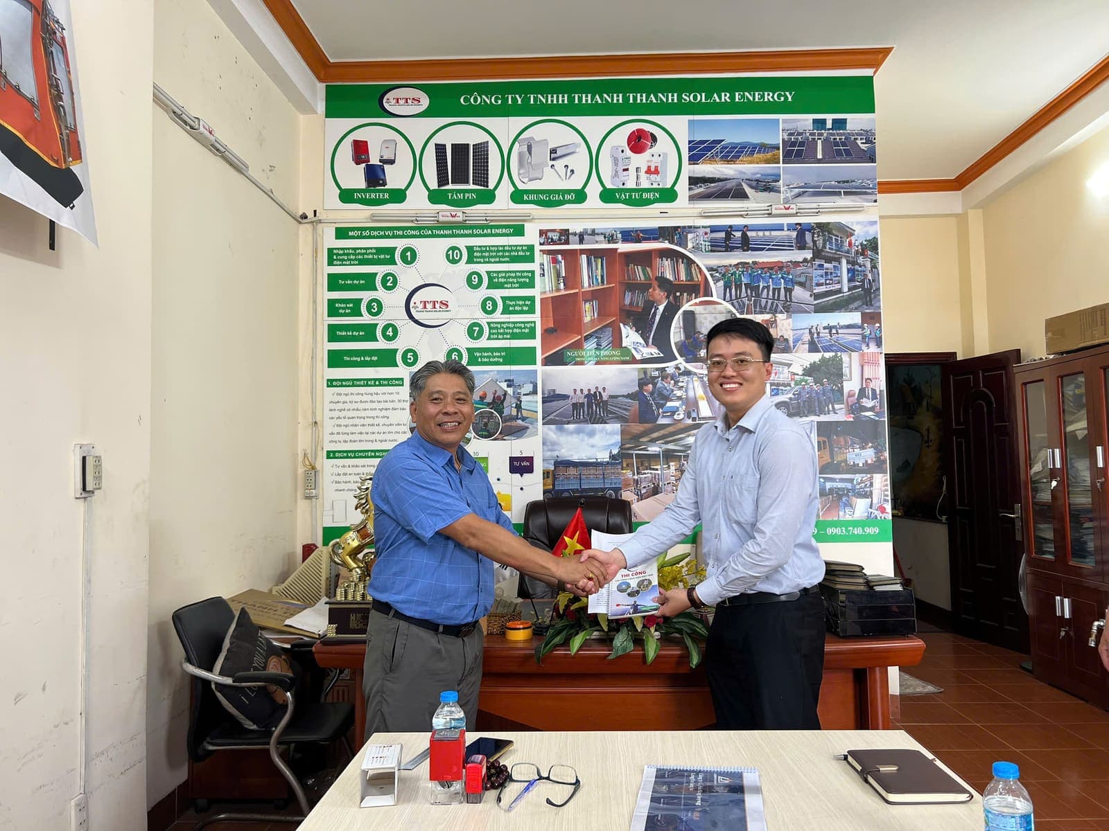 Đại diện Đại Nhật Holdings và TTS Energy bắt tay ký kết hợp tác chiến lược