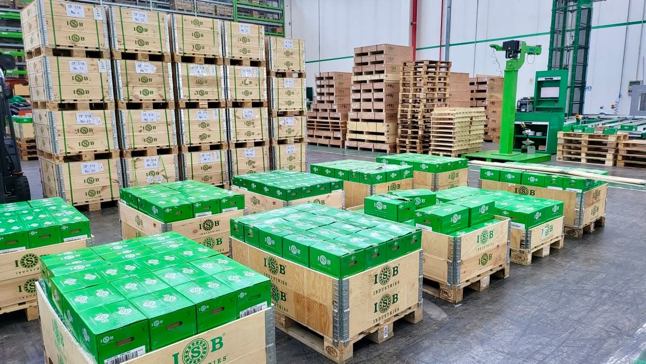 ISB warehouse ready to ship — standard packaging with traceable batch codes